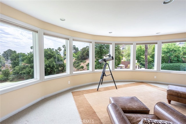 25578 Via Paladar, Valencia, CA 91355 - recreation room featuring light colored carpet and recessed lighting