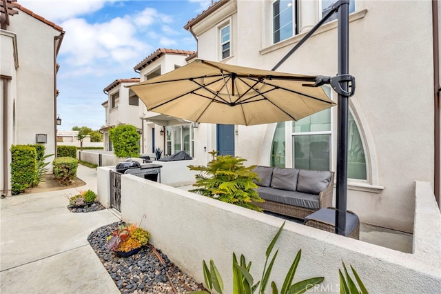 7021 Passons Blvd, Pico Rivera, CA 90660 - view of patio with outdoor lounge area