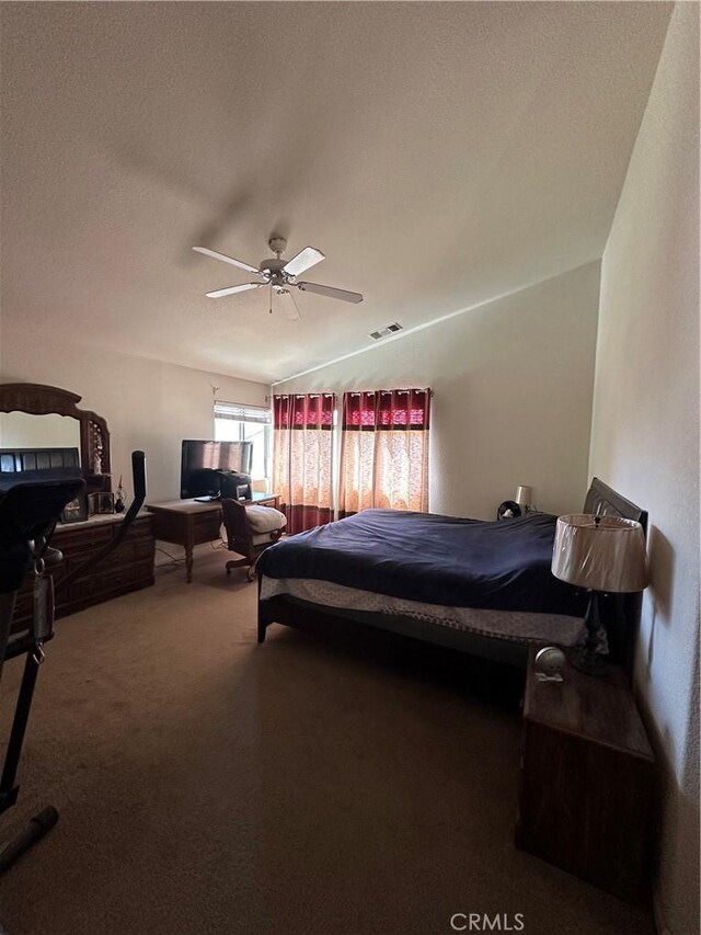 1612 Via Colabria, Gustine, CA 95322 - carpeted bedroom featuring ceiling fan
