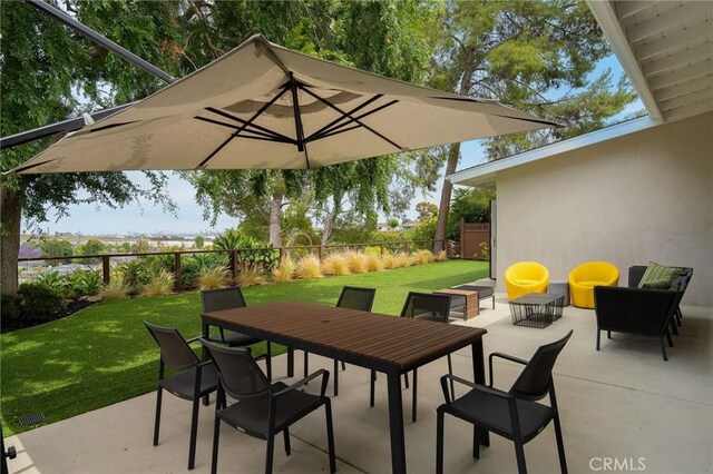 27642 Avenida Del Mesa, Rancho Palos Verdes, CA 90275 - view of patio with outdoor dining area