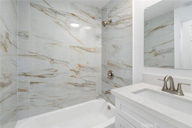 217 43rd St, Manhattan Beach, CA 90266 - bathroom with shower / tub combination and vanity