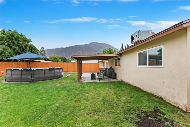 22554 Pico St, Grand Terrace, CA 92313 - view of yard with a mountain view and a patio area