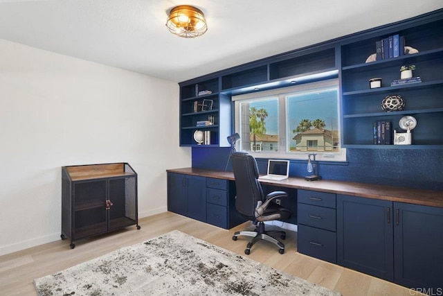 5233 Belardo Dr, San Diego, CA 92124 - home office with light wood finished floors