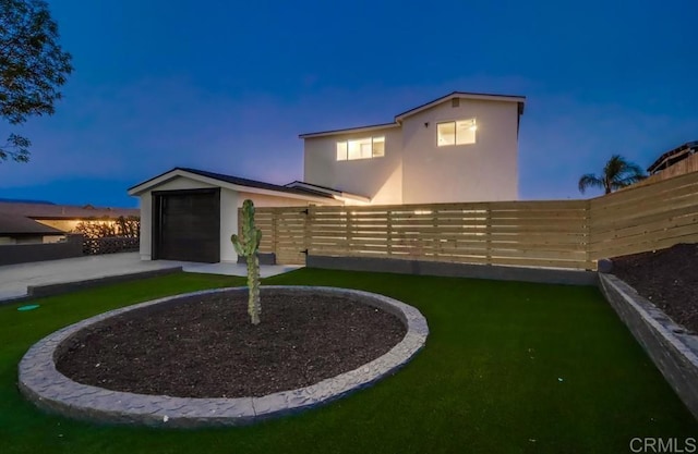 3776 Enero Ct, San Diego, CA 92154 - view of yard with an attached garage