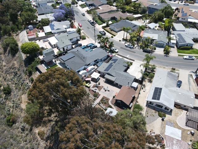 2581 Meadow Lark Dr, San Diego, CA 92123 - aerial overview of property's location with nearby suburban area