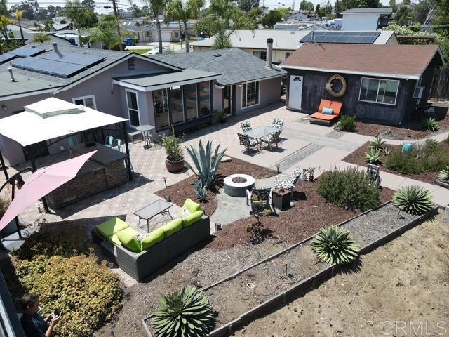 2581 Meadow Lark Dr, San Diego, CA 92123 - aerial view of property and surrounding area