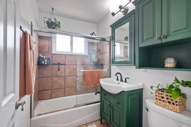 2581 Meadow Lark Dr, San Diego, CA 92123 - bathroom featuring vanity and enclosed tub / shower combo