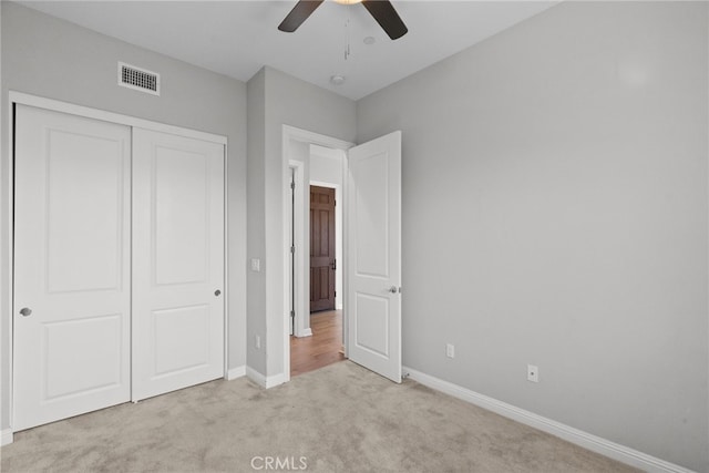 20748 Beech Cir, Porter Ranch, CA 91311 - unfurnished bedroom with carpet, baseboards, a closet, and ceiling fan