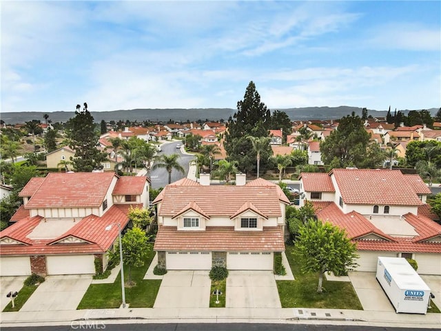 19554 Crystal Ridge Ln, Porter Ranch, CA 91326 - aerial view of residential area with mountains