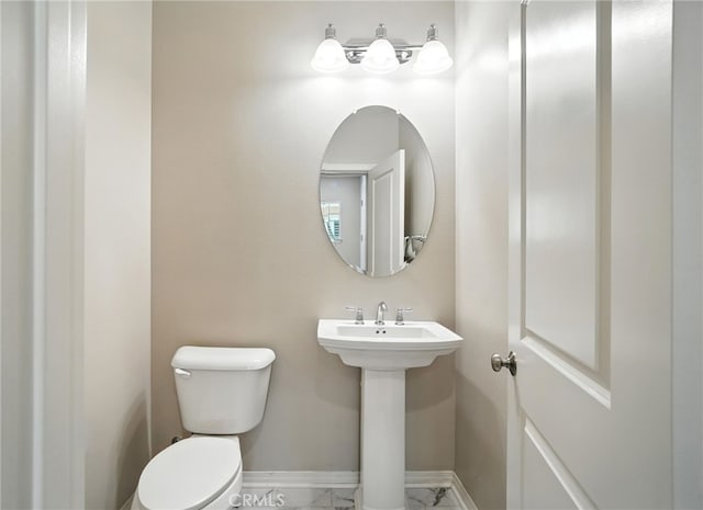 35414 Laurel Tree Ct, Winchester, CA 92596 - half bath featuring toilet and marble finish floors