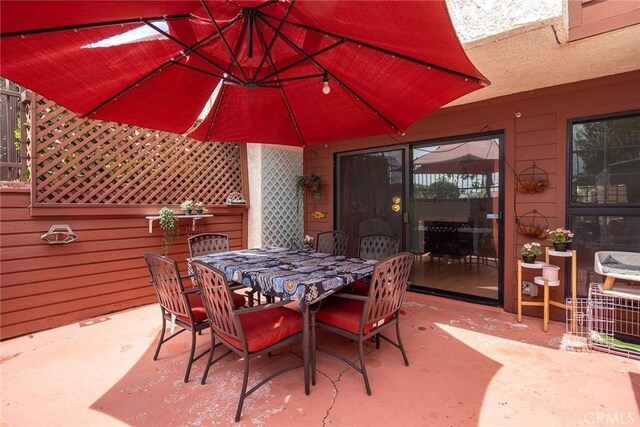 230 Bethany Rd Unit 127, Burbank, CA 91504 - view of patio / terrace featuring outdoor dining area