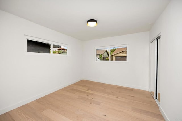 4252 Don Jose Dr, Los Angeles, CA 90008 - empty room featuring light wood-style flooring and baseboards
