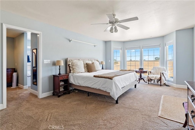26 Deer View Ln, Templeton, CA 93465 - carpeted bedroom featuring baseboards and a ceiling fan