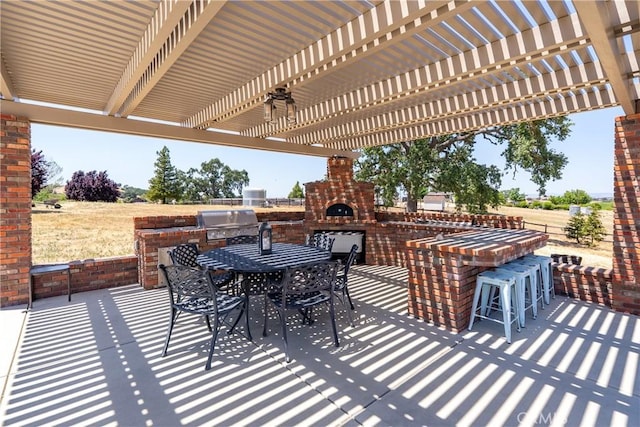 26 Deer View Ln, Templeton, CA 93465 - view of patio with a pergola and outdoor dining space