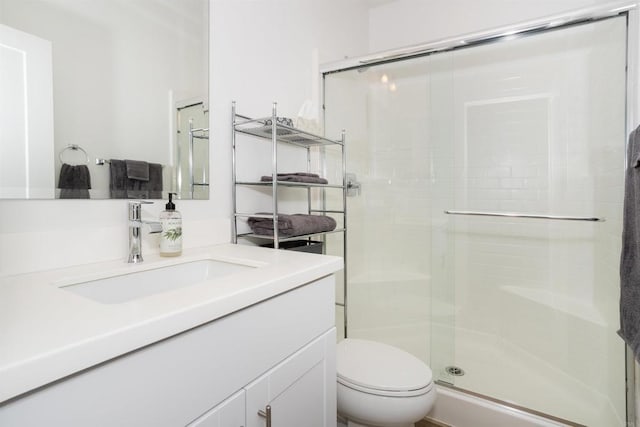 1807 Mesquite Way, Oceanside, CA 92056 - bathroom with a stall shower, vanity, and toilet