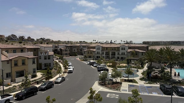 1807 Mesquite Way, Oceanside, CA 92056 - view of asphalt street featuring a residential view, sidewalks, and curbs