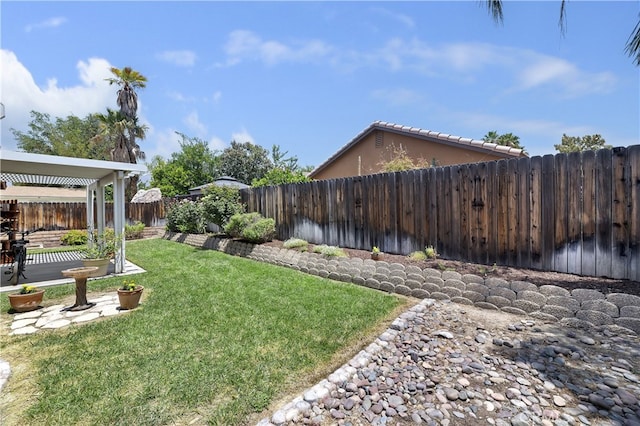 1361 Lindsey, San Jacinto, CA 92583 - view of yard with a patio area