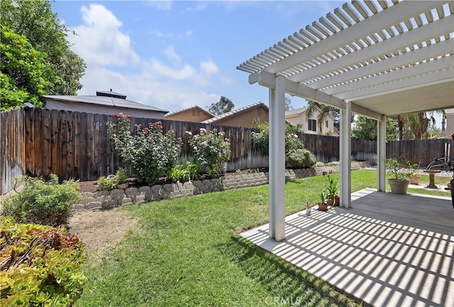 1361 Lindsey, San Jacinto, CA 92583 - view of yard with a pergola and a patio