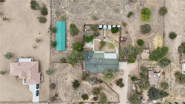14676 Poplar St, Hesperia, CA 92345 - aerial overview of property's location featuring a desert landscape