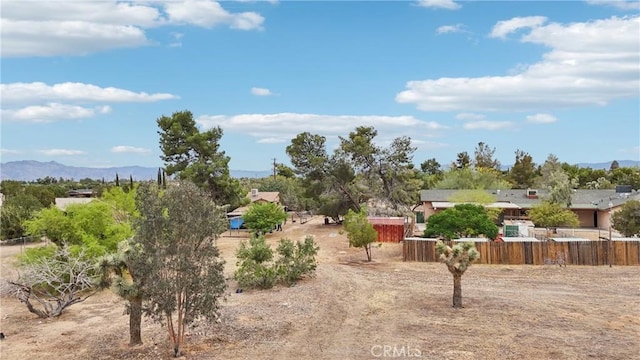 14676 Poplar St, Hesperia, CA 92345 - view of yard with a mountain view