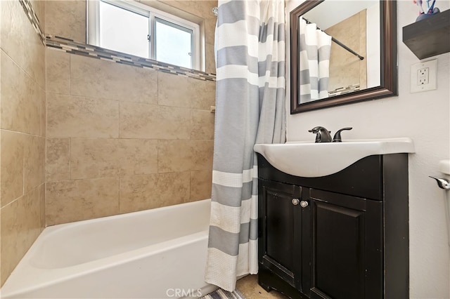3075 Ronald, Riverside, CA 92506 - bathroom featuring shower / tub combo and vanity