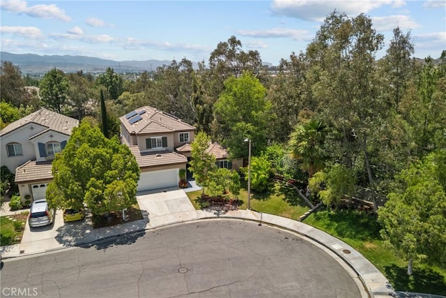 27831 Silverton Ct, Valencia, CA 91354 - view from above of property with mountains