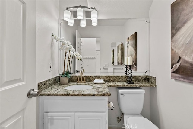 27831 Silverton Ct, Valencia, CA 91354 - half bathroom featuring toilet and vanity