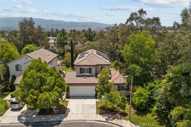 27831 Silverton Ct, Valencia, CA 91354 - aerial view of property and surrounding area featuring a mountain backdrop