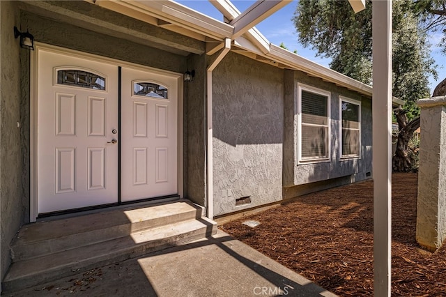 1720 N Cherry St, Chico, CA 95926 - doorway to property with stucco siding