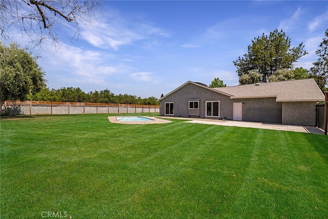 1720 N Cherry St, Chico, CA 95926 - fenced backyard featuring a patio and an attached garage