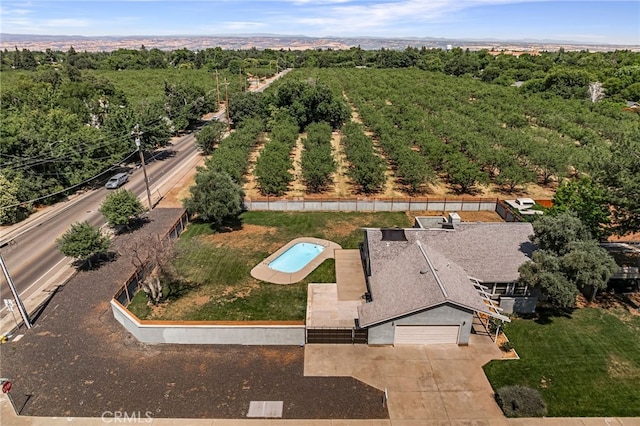 1720 N Cherry St, Chico, CA 95926 - aerial view of property and surrounding area featuring a pool area