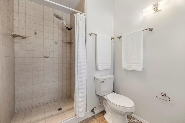 1720 N Cherry St, Chico, CA 95926 - full bath featuring tiled shower and tile patterned flooring