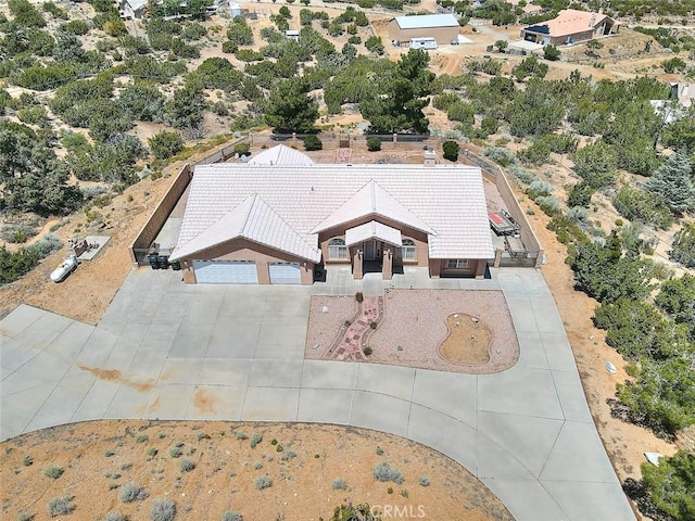8250 Snow Cap Ave, Pinon Hills, CA 92372 - aerial view of property and surrounding area