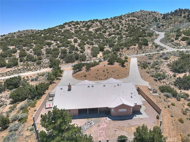 8250 Snow Cap Ave, Pinon Hills, CA 92372 - view of subject property featuring a mountainous background and a desert landscape