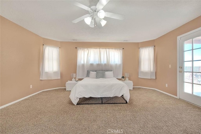 8250 Snow Cap Ave, Pinon Hills, CA 92372 - bedroom with carpet, multiple windows, and baseboards