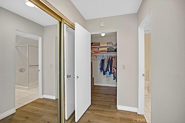 27262 Via Callejon Unit B, San Juan Capistrano, CA 92675 - hallway with wood finished floors