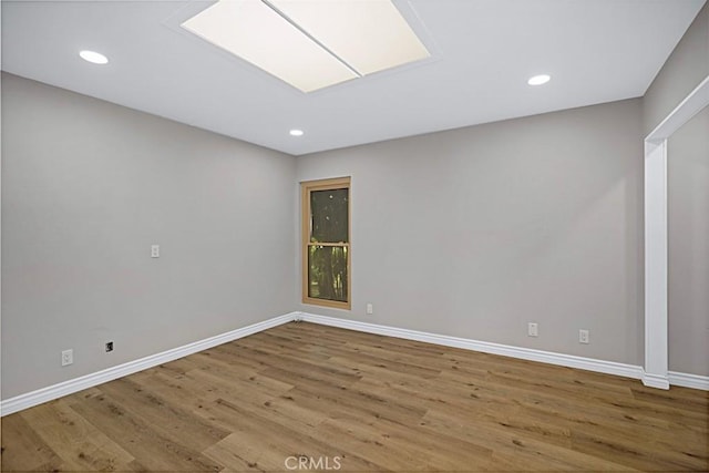 27262 Via Callejon Unit B, San Juan Capistrano, CA 92675 - unfurnished room with wood finished floors and recessed lighting