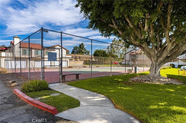1206 S Cypress Ave Unit F, Ontario, CA 91762 - view of tennis court with a gate