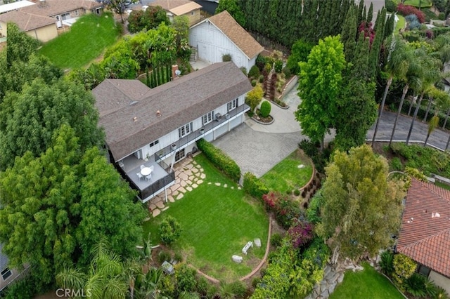 5245 Grandview Ave, Yorba Linda, CA 92886 - aerial view of property and surrounding area