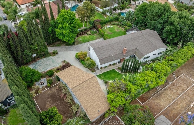 5245 Grandview Ave, Yorba Linda, CA 92886 - aerial view of property's location featuring nearby suburban area