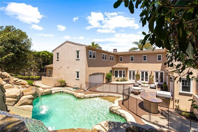 3 Seabluff, Newport Beach, CA 92660 - swimming pool featuring french doors and a patio