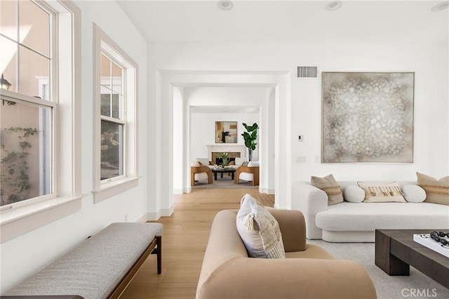 3 Seabluff, Newport Beach, CA 92660 - living area featuring wood finished floors and baseboards