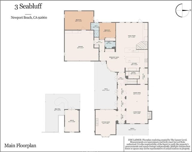 3 Seabluff, Newport Beach, CA 92660 - view of home floor plan