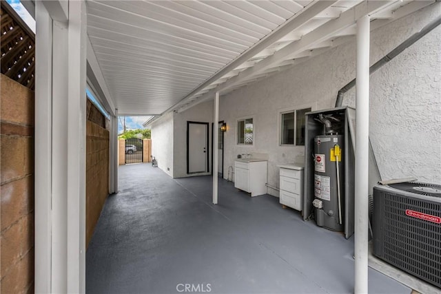 9737 Felipe Ave, Montclair, CA 91763 - view of patio / terrace with gas water heater