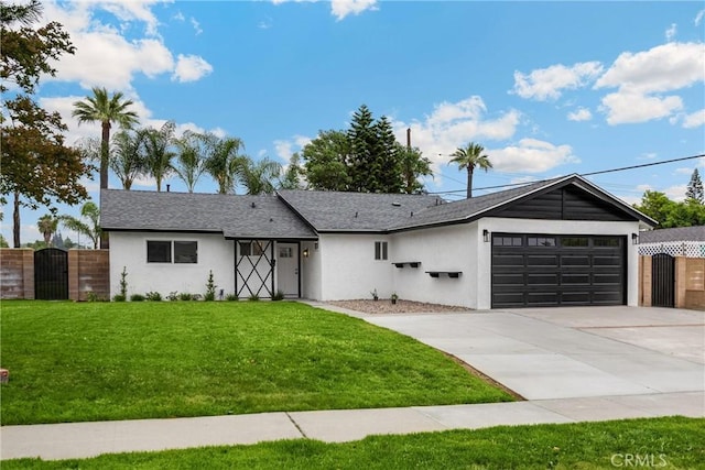 9737 Felipe Ave, Montclair, CA 91763 - single story home with stucco siding, a gate, a garage, and concrete driveway