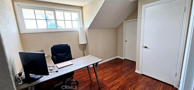 9715 Raven Cir, Fountain Valley, CA 92708 - home office with wood finished floors and baseboards