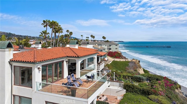 911 Buena Vis Unit 1, San Clemente, CA 92672 - water view with local beach
