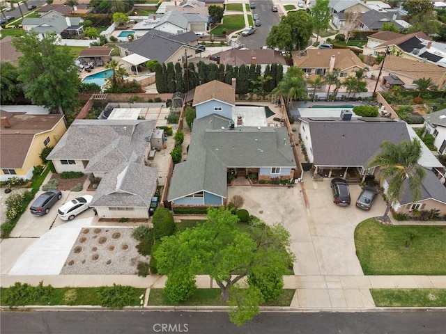 16900 Mayall St, North Hills, CA 91343 - aerial view of residential area with a pool