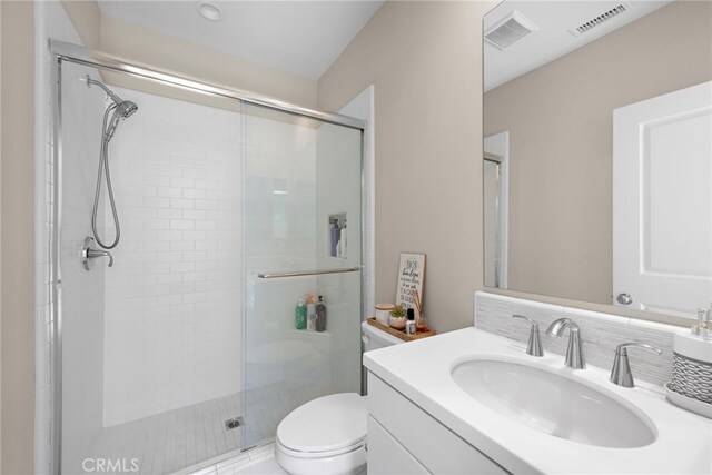 107 Tubeflower, Irvine, CA 92618 - bathroom featuring a stall shower, toilet, and vanity