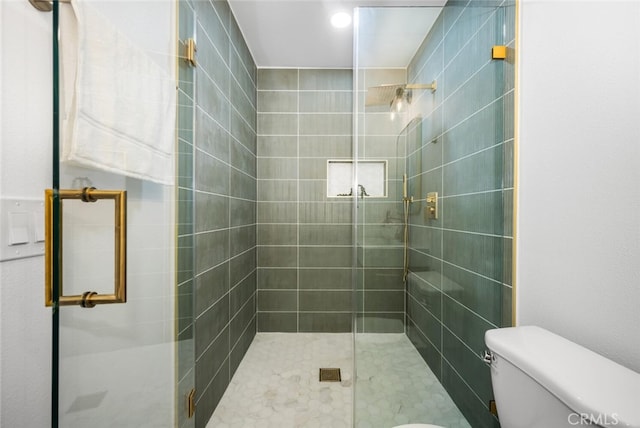 3209 Lakeknoll Dr, Fullerton, CA 92835 - bathroom featuring toilet and a shower stall